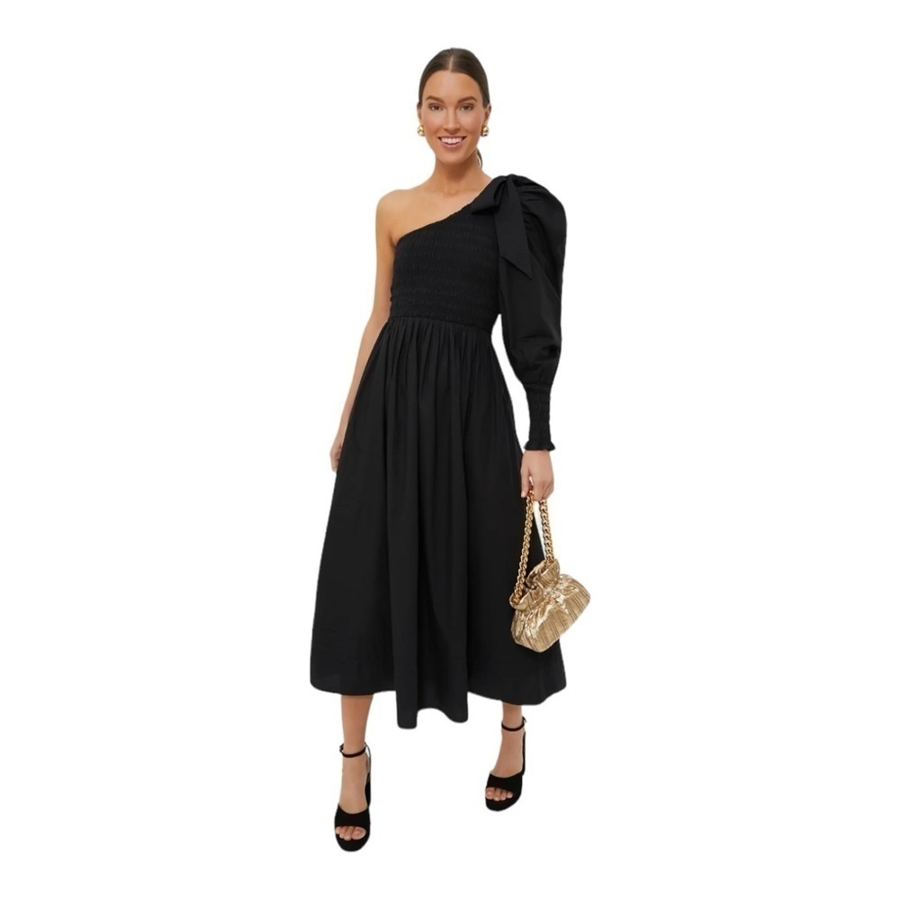 Cleobella Black Leonie Midi Dress NWT